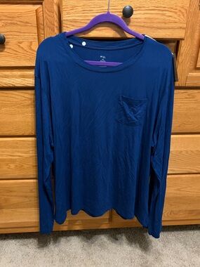 Kyte Long Sleeve Pocket Tee - XXL NWT